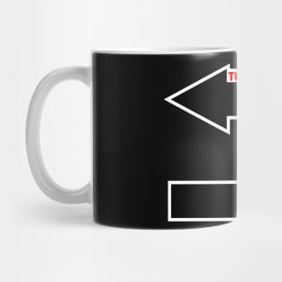 TURN AROUND covid19 Mug